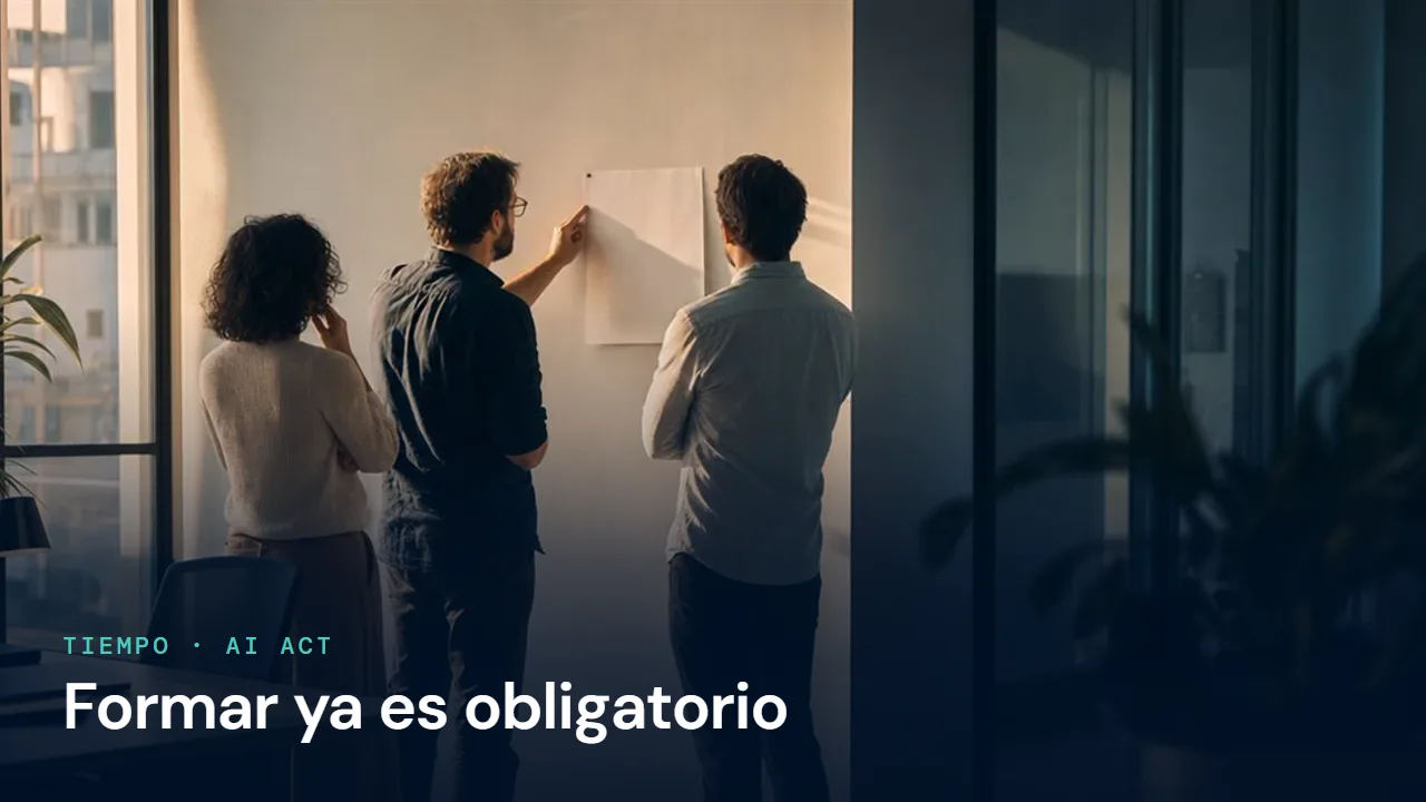 Formación en IA obligatoria: qué exige el AI Act a tu equipo