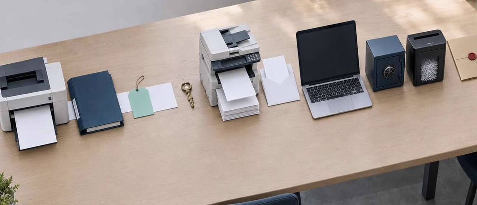 Mesa de trabajo con la nómina recorriendo las diez fases: de la carpeta compartida al asistente de IA
